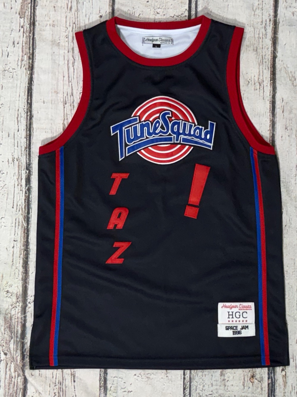 Space Jam Taz Tune Squad Jersey Headgear Classics HGC 1996 Looney Tunes